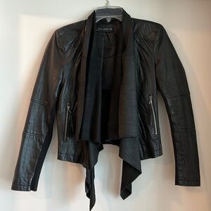 Zara faux leather jacket